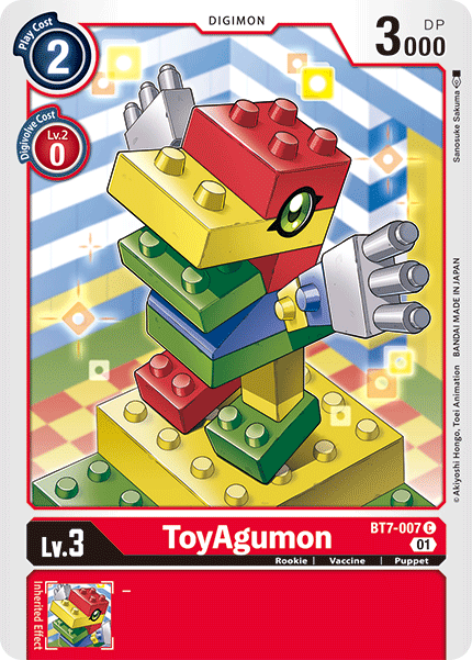 ToyAgumon [BT7-007] [Next Adventure] | Clutch Gaming