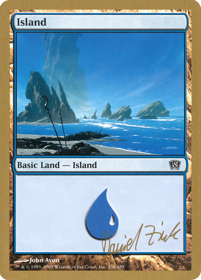 Island (dz336) (Daniel Zink) [World Championship Decks 2003] | Clutch Gaming