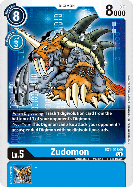 Zudomon [EX1-018] [Classic Collection] | Clutch Gaming