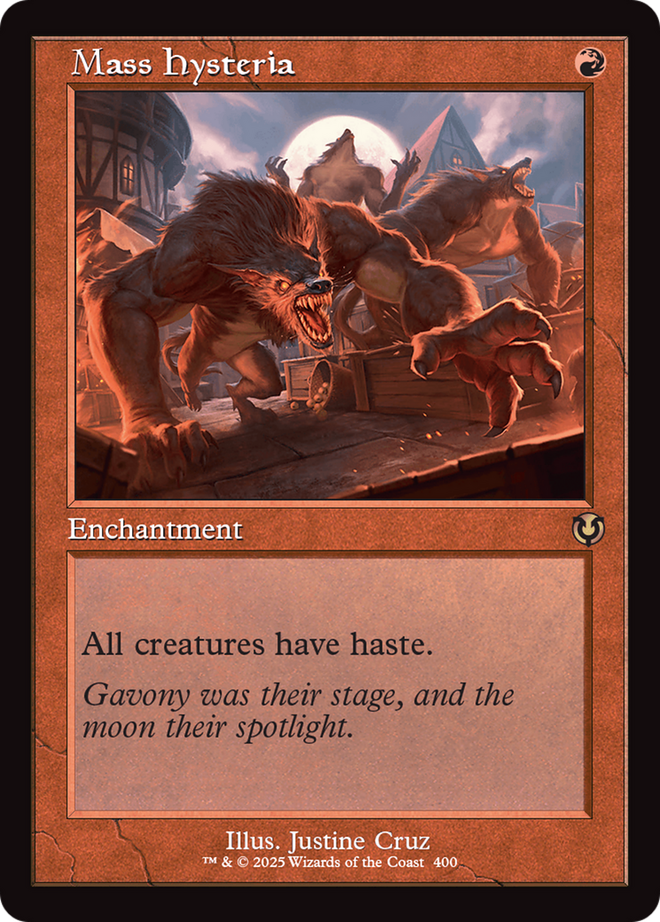 Mass Hysteria (Retro Frame) [Innistrad Remastered] | Clutch Gaming