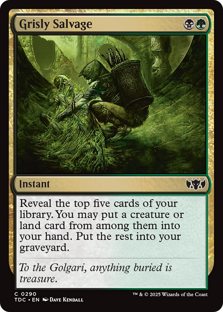Grisly Salvage [Tarkir: Dragonstorm Commander] | Clutch Gaming