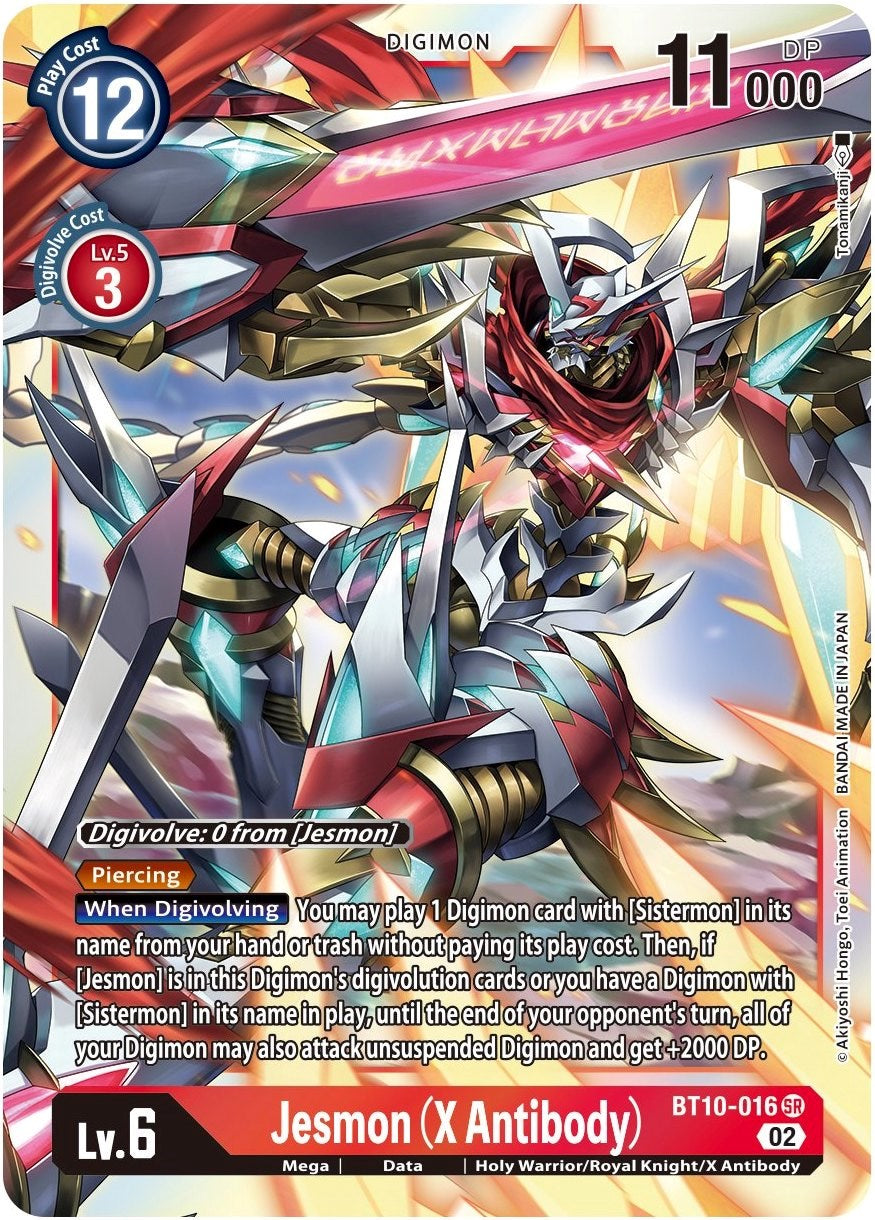 Jesmon (X Antibody) [BT10-016] [Xros Encounter] | Clutch Gaming