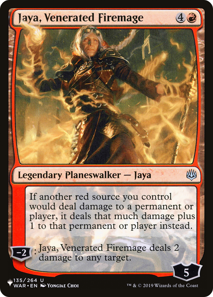 Jaya, Venerated Firemage [The List Reprints] | Clutch Gaming