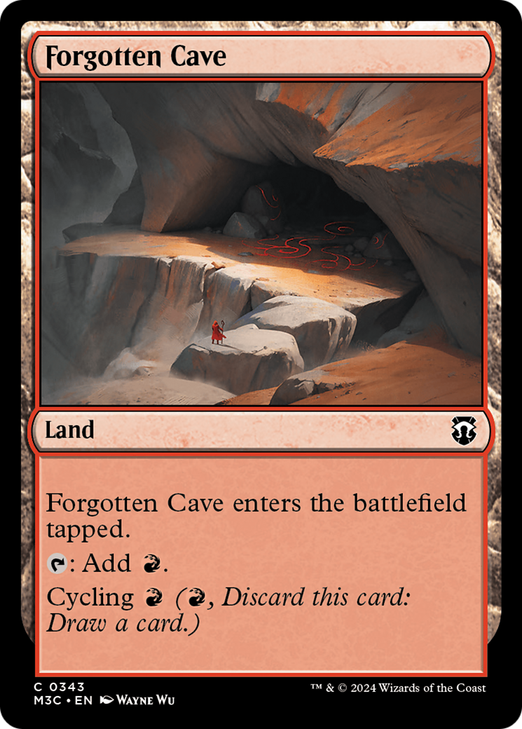 Forgotten Cave (Ripple Foil) [Modern Horizons 3 Commander] | Clutch Gaming