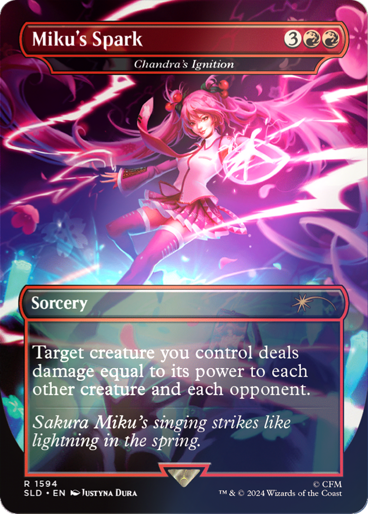 Miku's Spark - Chandra's Ignition (Rainbow Foil) [Secret Lair Drop Series] | Clutch Gaming