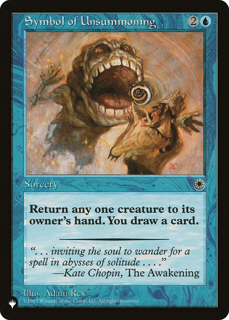 Symbol of Unsummoning [The List Reprints] | Clutch Gaming