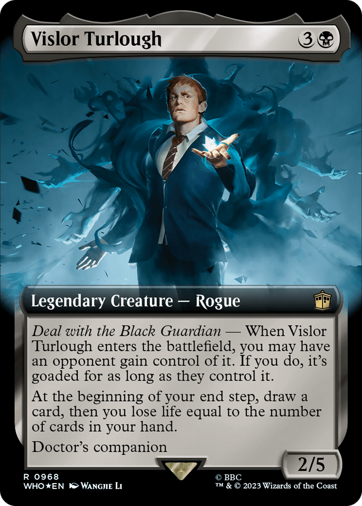 Vislor Turlough (Extended Art) (Surge Foil) [Doctor Who] | Clutch Gaming