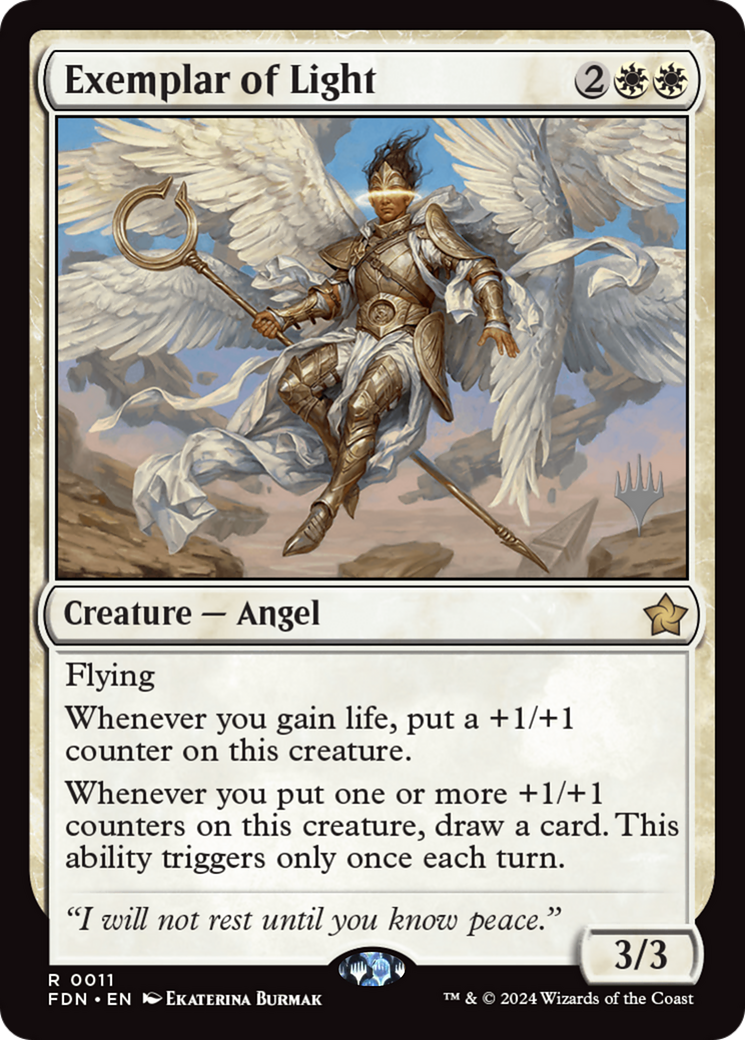 Exemplar of Light [Foundations Promos] | Clutch Gaming