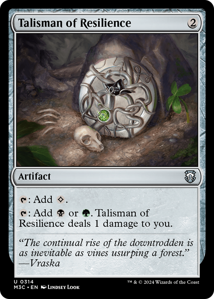 Talisman of Resilience (Ripple Foil) [Modern Horizons 3 Commander] | Clutch Gaming