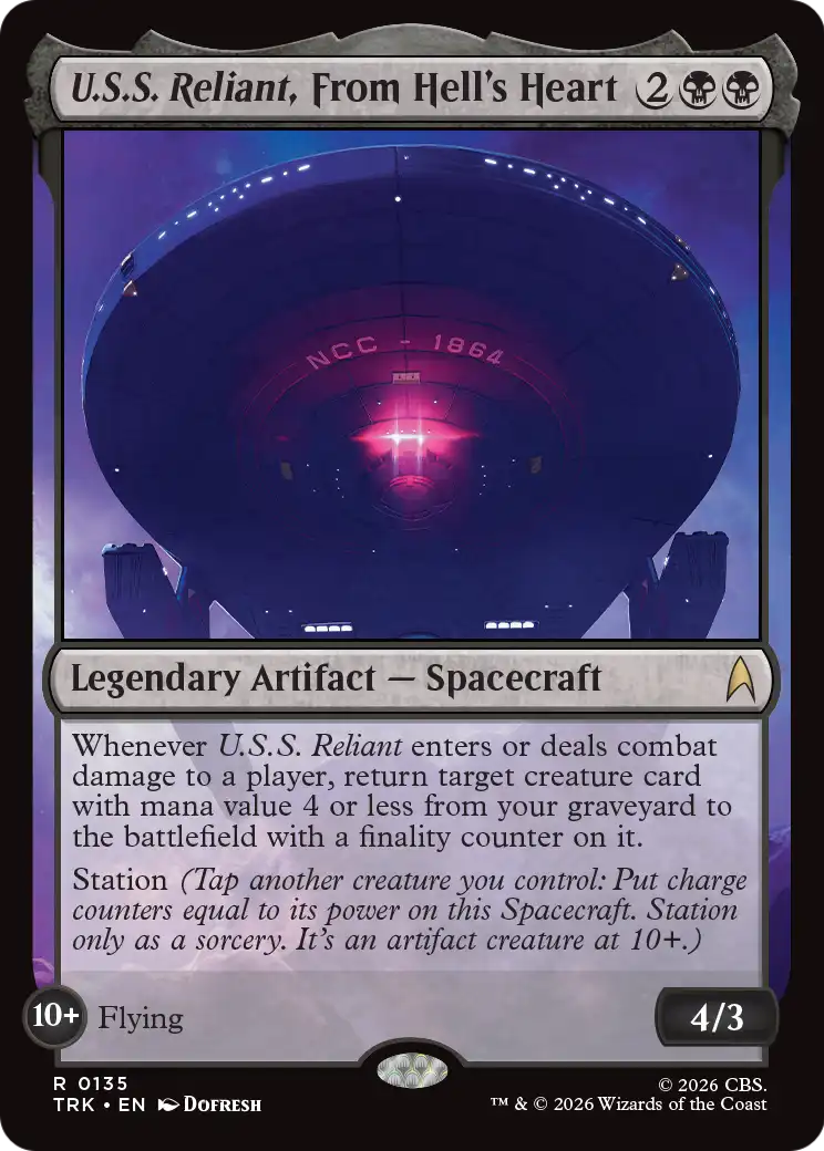 U.S.S. Reliant, From Hell's Heart [Star Trek] | Clutch Gaming