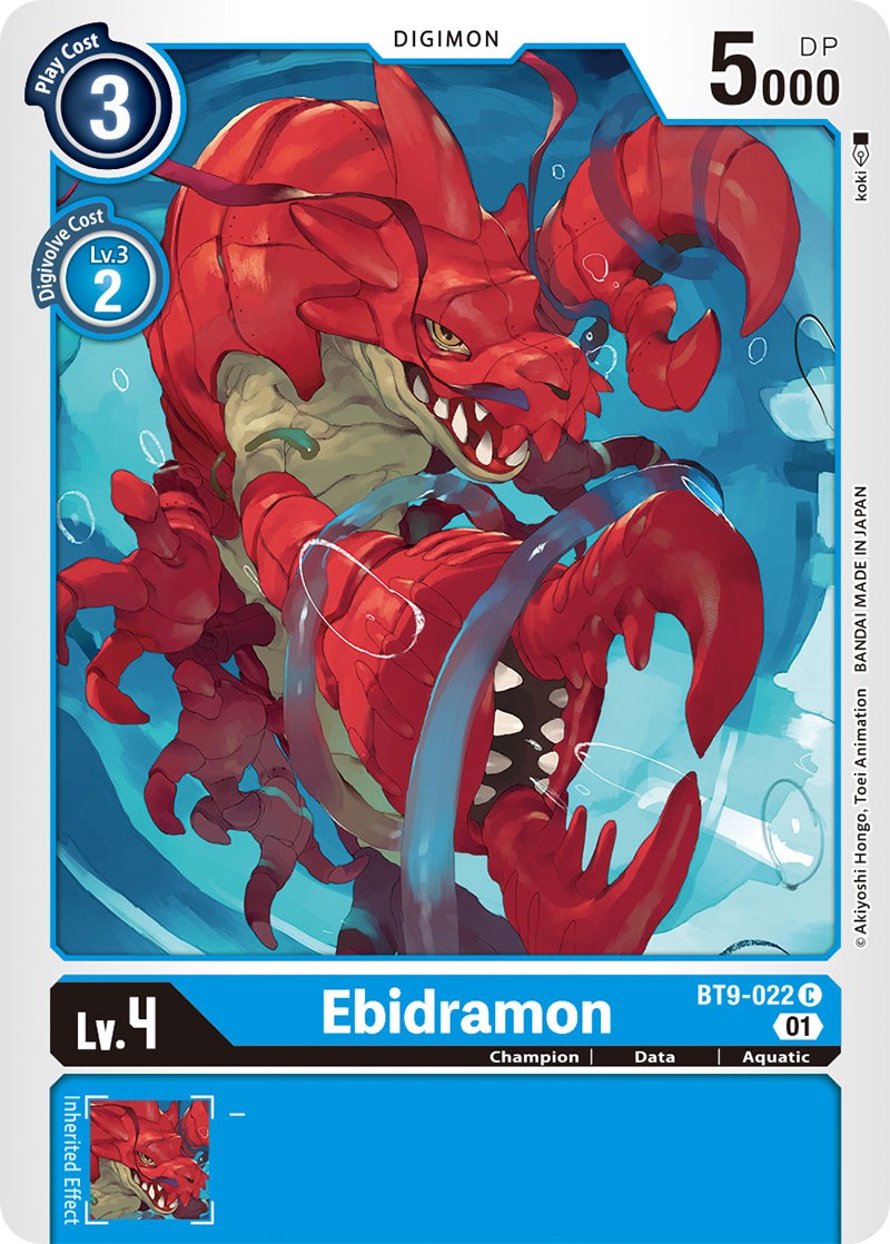 Ebidramon [BT9-022] [X Record] | Clutch Gaming