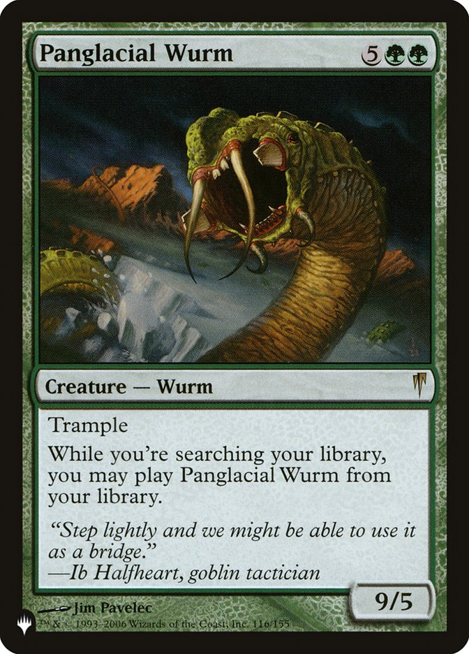 Panglacial Wurm [The List] | Clutch Gaming