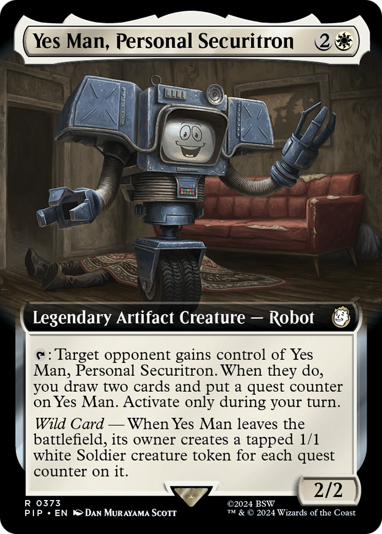 Yes Man, Personal Securitron (Extended Art) [Fallout] | Clutch Gaming