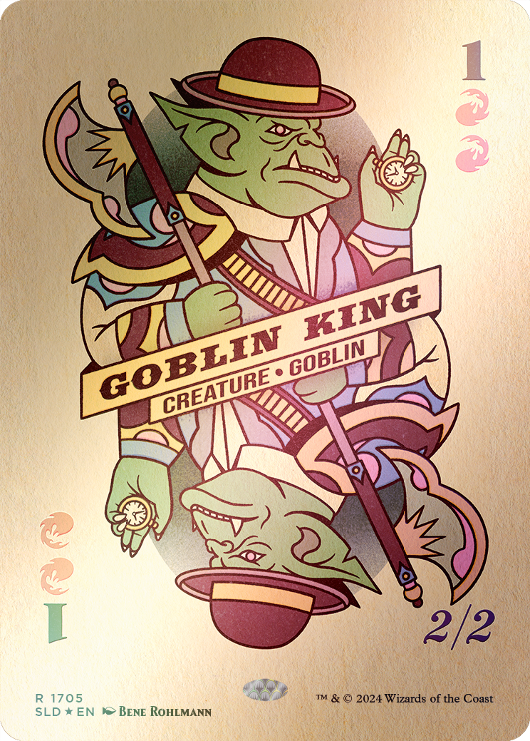 Goblin King (1705) (Rainbow Foil) [Secret Lair Drop Series] | Clutch Gaming