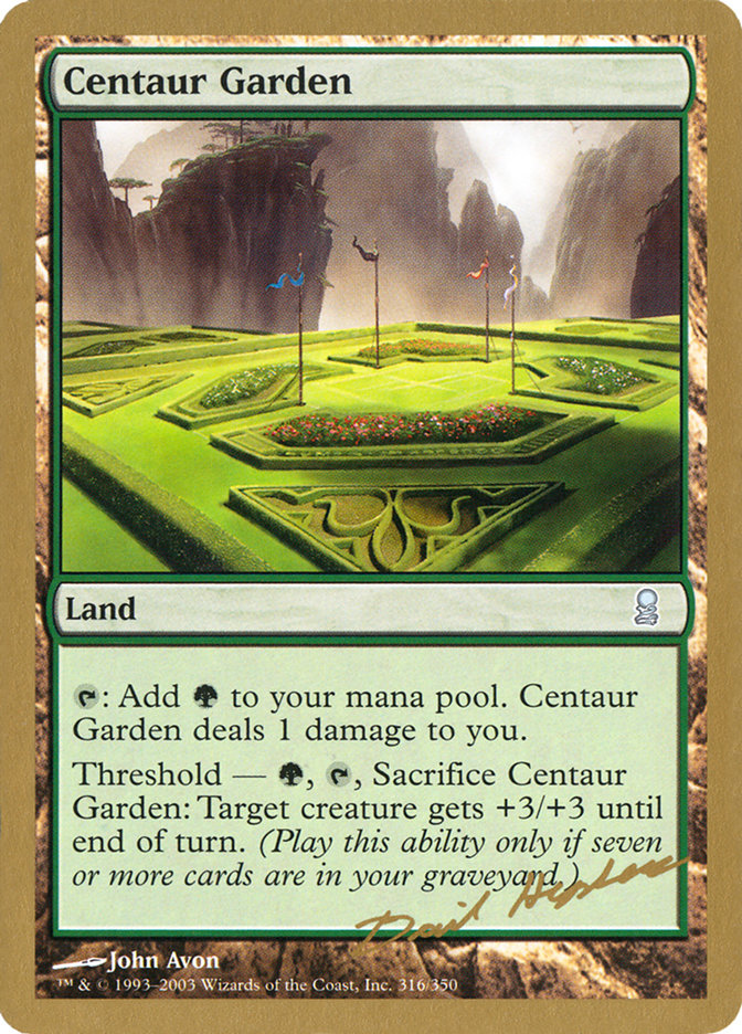 Centaur Garden (Dave Humpherys) [World Championship Decks 2003] | Clutch Gaming