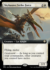 Skyhunter Strike Force (Extended Art) [Phyrexia: All Will Be One Commander] | Clutch Gaming