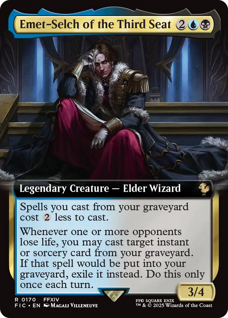 Emet-Selch of the Third Seat (Extended Art) [FINAL FANTASY Commander] | Clutch Gaming