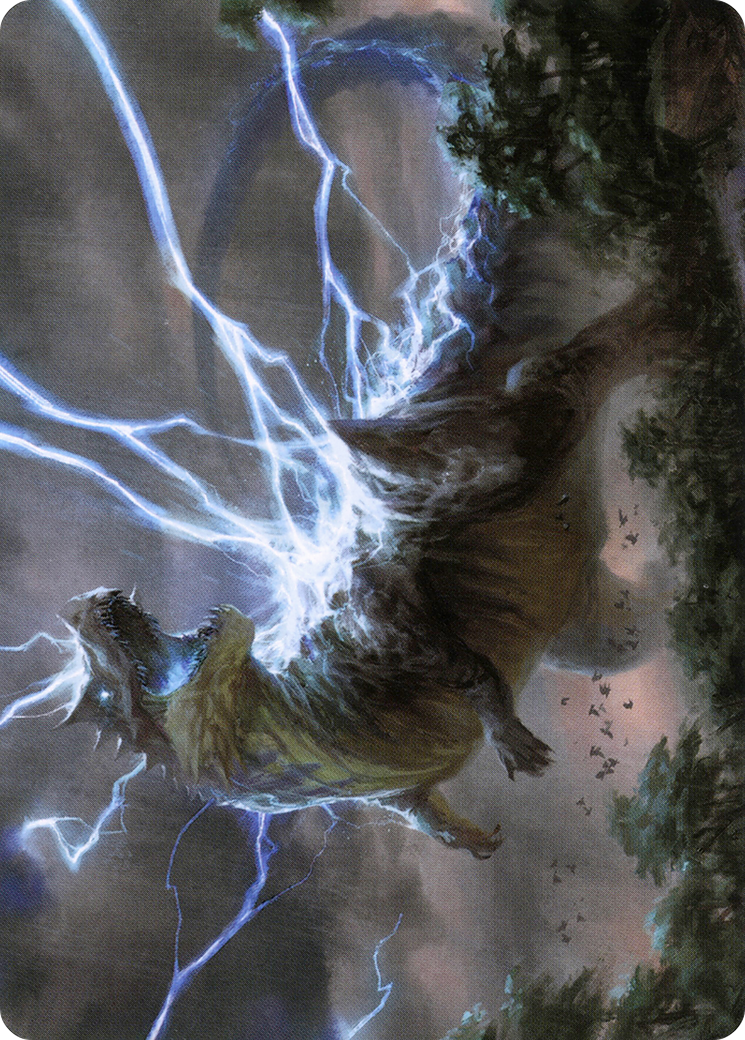 Thrasta, Tempest's Roar Art Card (41) [Modern Horizons 2 Art Series] | Clutch Gaming