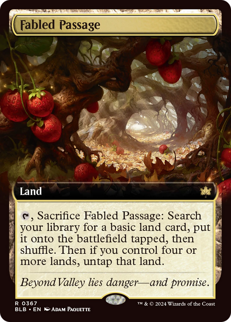 Fabled Passage (Extended Art) [Bloomburrow] | Clutch Gaming