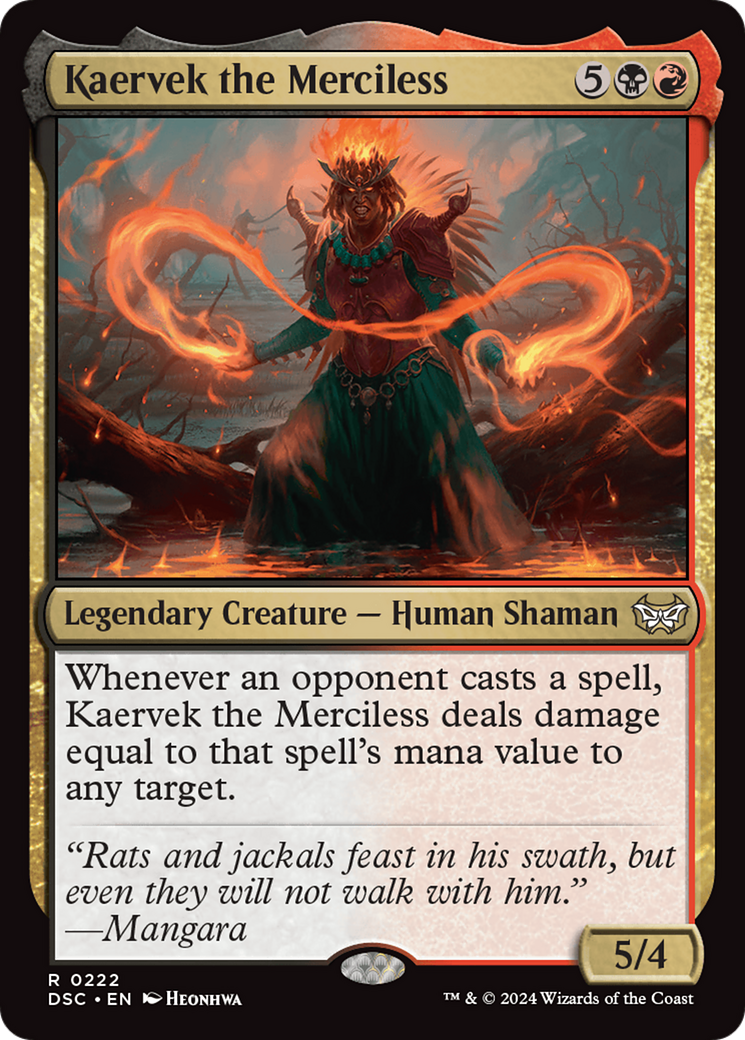 Kaervek the Merciless [Duskmourn: House of Horror Commander] | Clutch Gaming