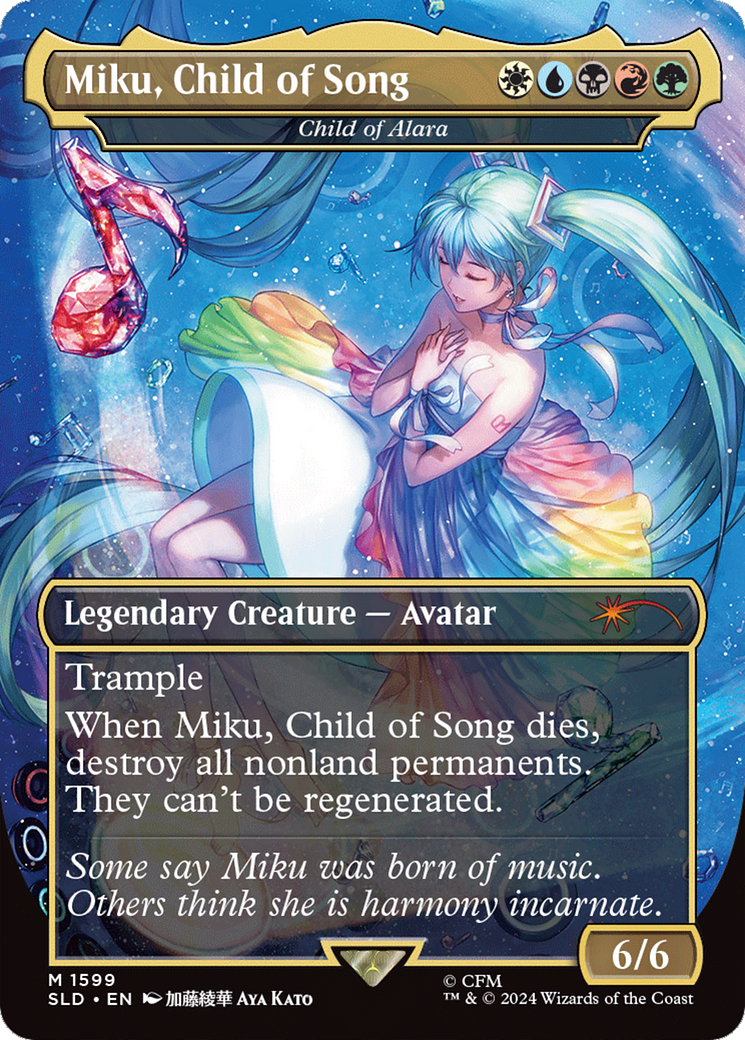 Miku, Child of Song - Child of Alara [Secret Lair Drop Series] | Clutch Gaming