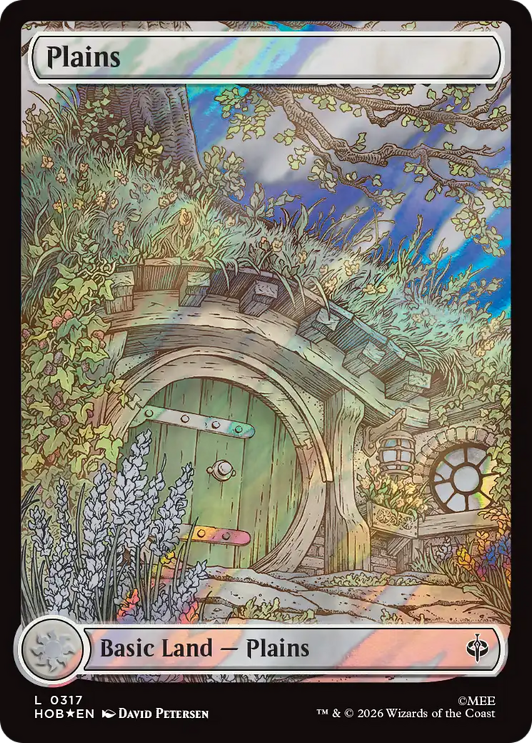 Plains (0317) (Surge Foil) [The Hobbit] | Clutch Gaming
