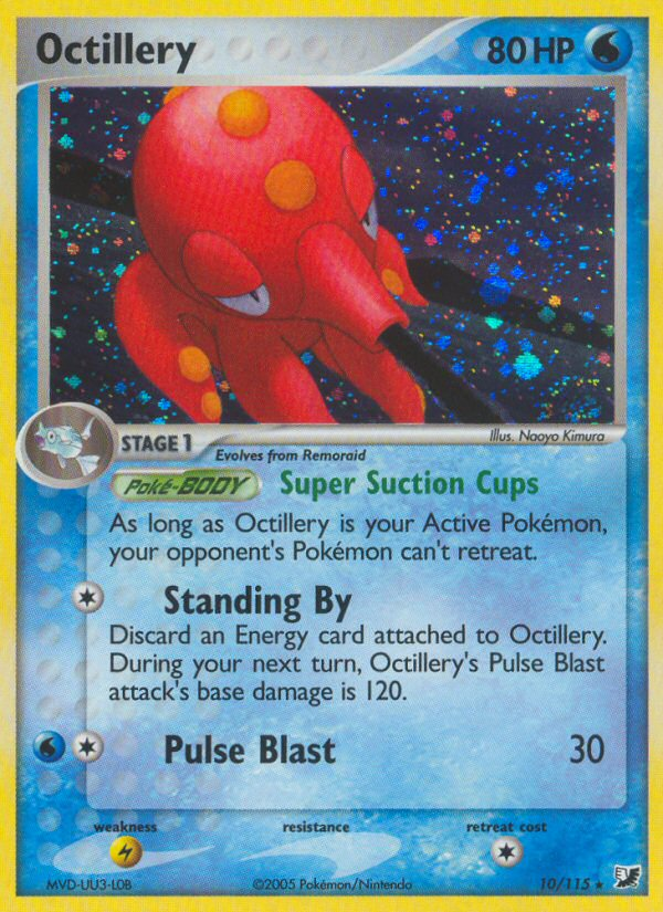 Octillery (10/115) [EX: Unseen Forces] | Clutch Gaming