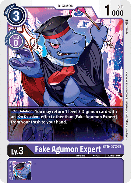 Fake Agumon Expert [BT5-072] [Battle of Omni] | Clutch Gaming