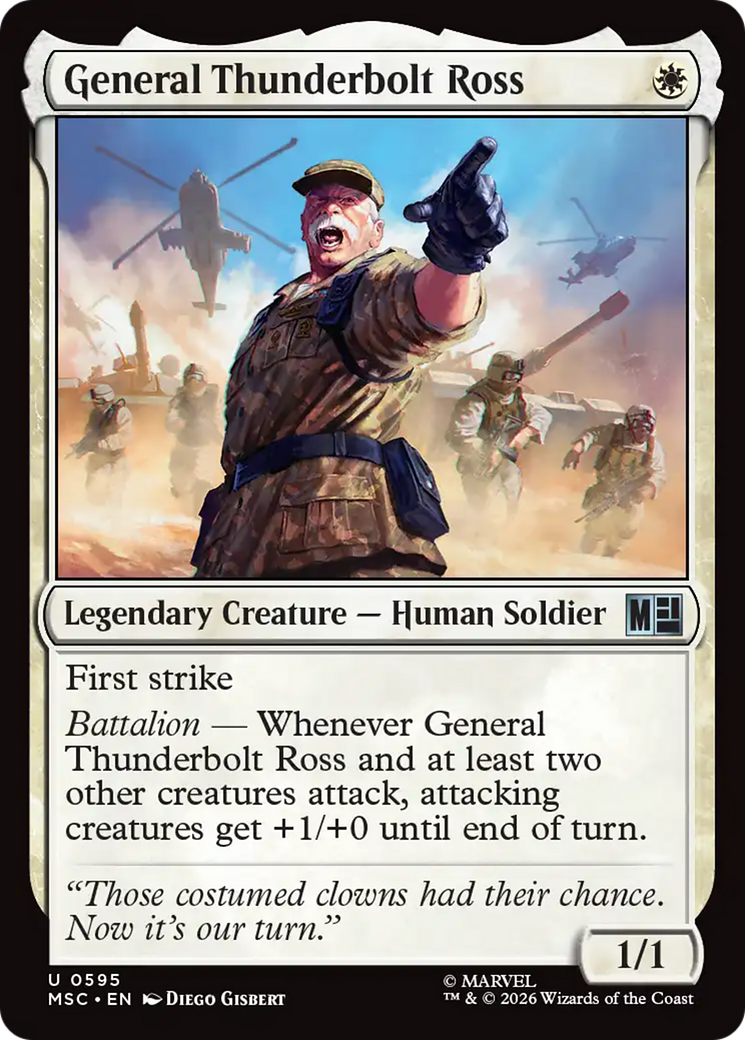 General Thunderbolt Ross [Marvel Super Heroes Commander] | Clutch Gaming