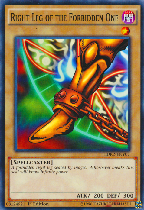 Right Leg of the Forbidden One [LDK2-ENY07] Common | Clutch Gaming