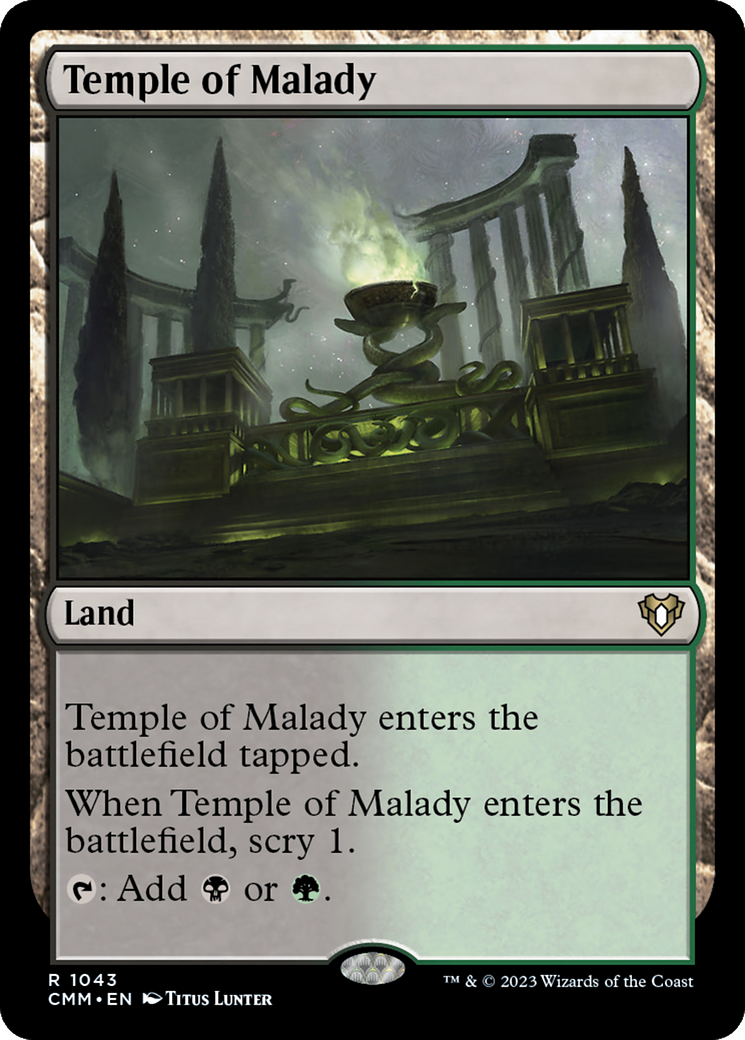 Temple of Malady [Commander Masters] | Clutch Gaming