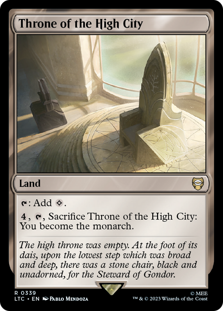 Throne of the High City [The Lord of the Rings: Tales of Middle-Earth Commander] | Clutch Gaming