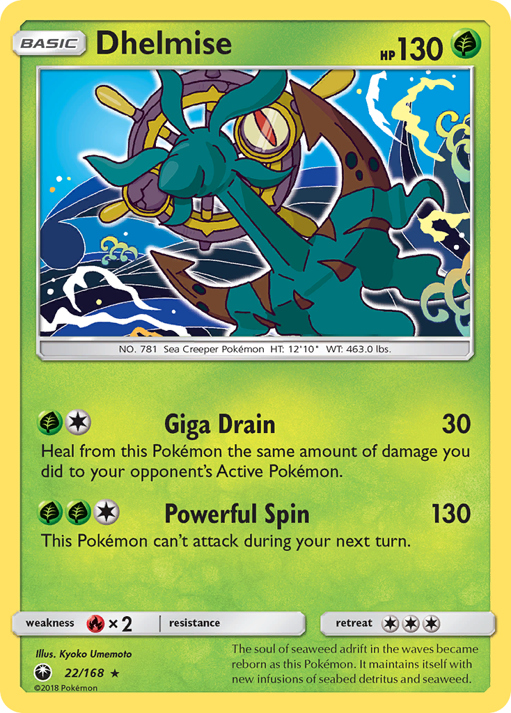 Dhelmise (22/168) [Sun & Moon: Celestial Storm] | Clutch Gaming