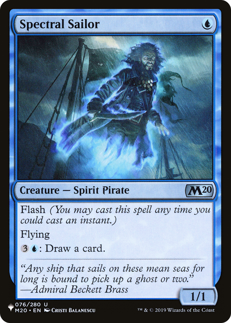 Spectral Sailor [The List Reprints] | Clutch Gaming