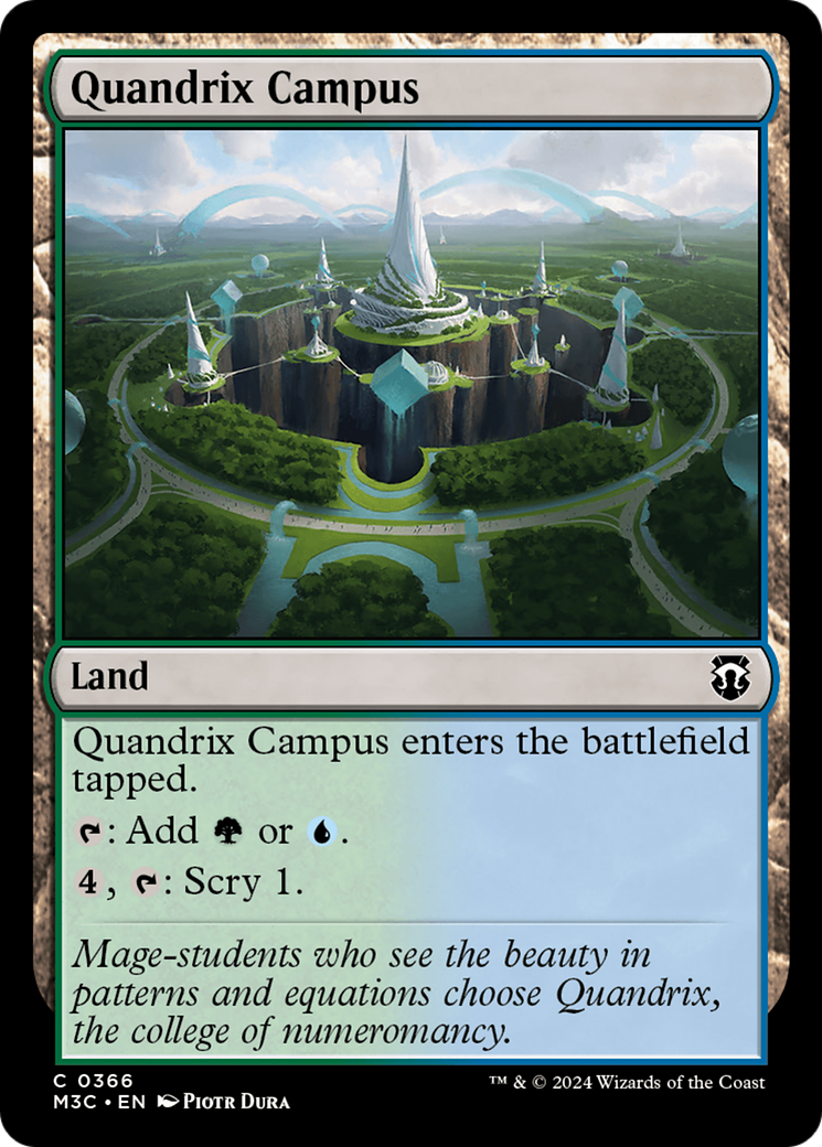 Quandrix Campus (Ripple Foil) [Modern Horizons 3 Commander] | Clutch Gaming