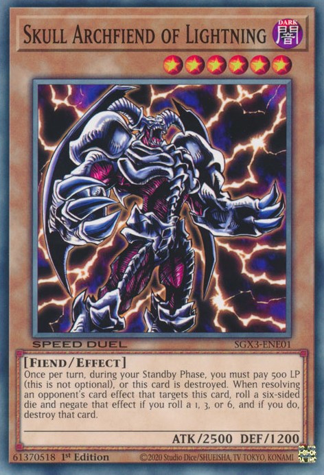 Skull Archfiend of Lightning [SGX3-ENE01] Common | Clutch Gaming