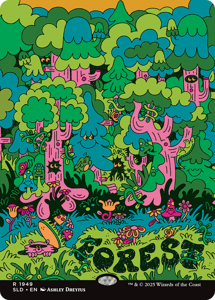 Forest (1949) (Rainbow Foil) [Secret Lair Drop Series] | Clutch Gaming