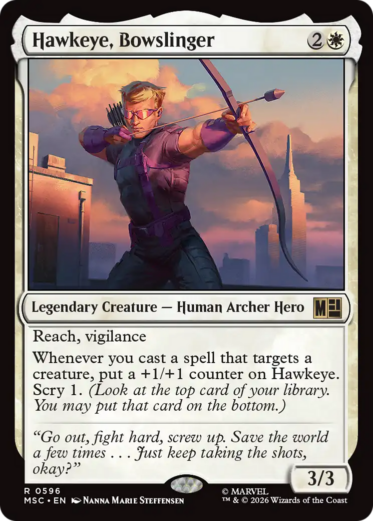 Hawkeye, Bowslinger [Marvel Super Heroes Commander] | Clutch Gaming