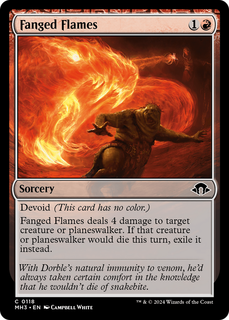 Fanged Flames [Modern Horizons 3] | Clutch Gaming