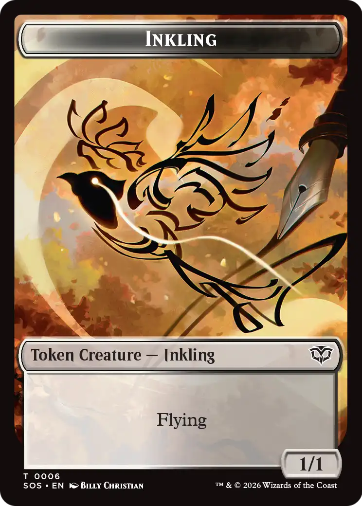 Slug // Inkling Double-Sided Token [The List] | Clutch Gaming