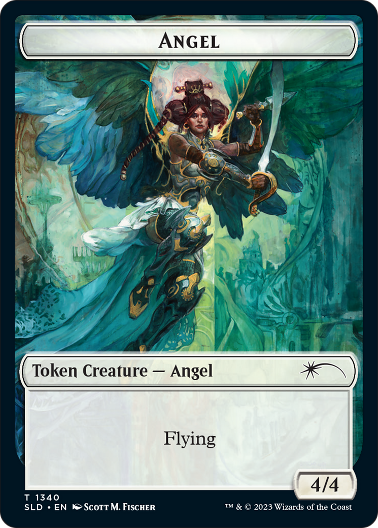 Angel // Spirit Double-Sided Token [Secret Lair Drop Series] | Clutch Gaming