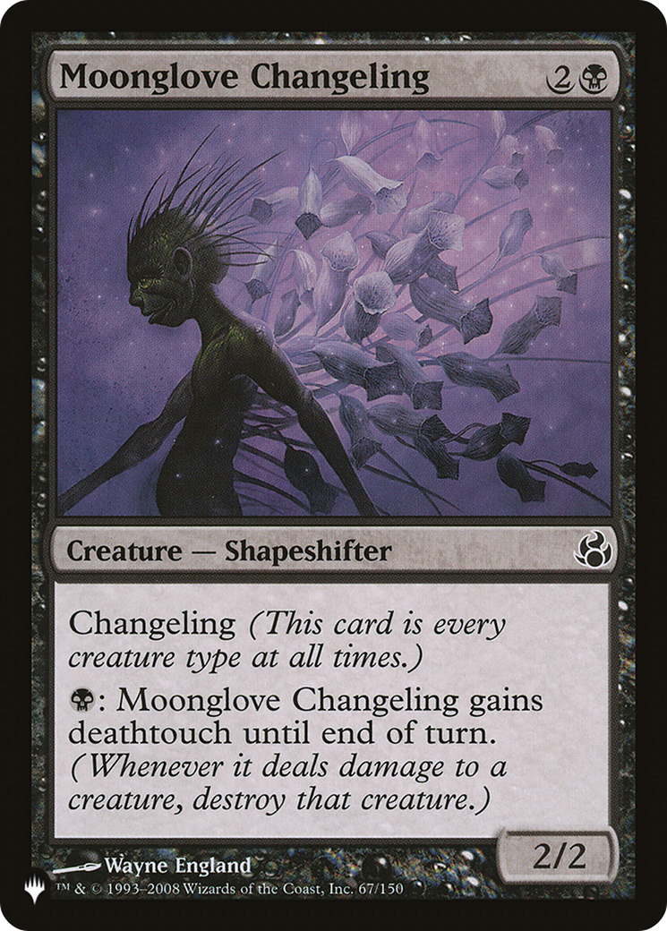 Moonglove Changeling [The List Reprints] | Clutch Gaming