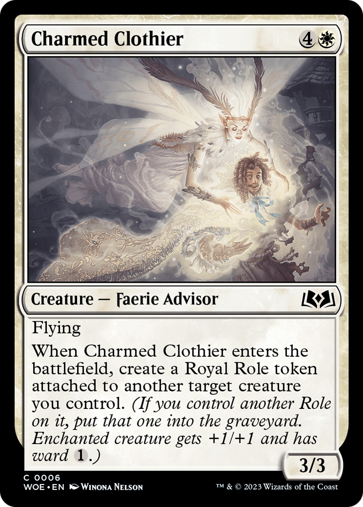 Charmed Clothier [Wilds of Eldraine] | Clutch Gaming