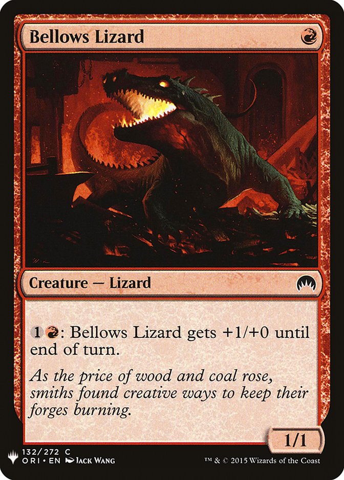 Bellows Lizard [Mystery Booster] | Clutch Gaming