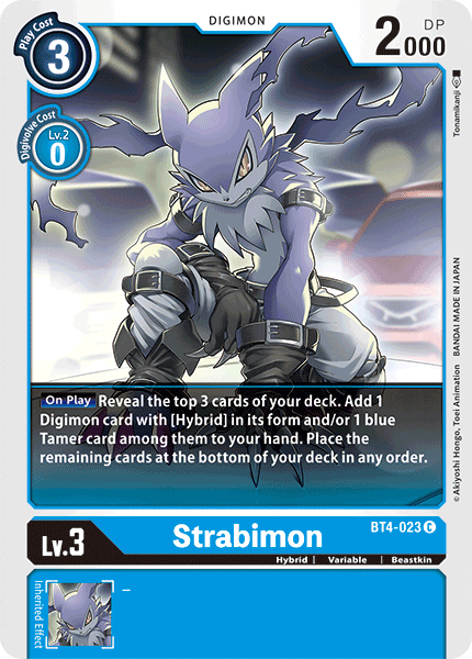 Strabimon [BT4-023] [Great Legend] | Clutch Gaming