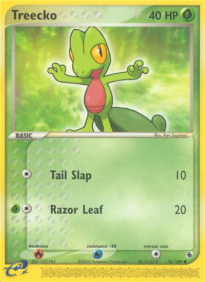 Treecko (76/109) [EX: Ruby & Sapphire] | Clutch Gaming