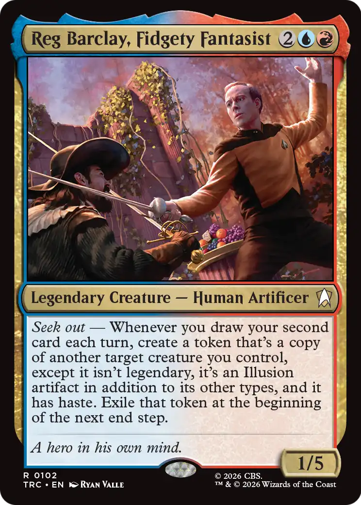 Reg Barclay, Fidgety Fantasist (Surge Foil) [Star Trek Commander] | Clutch Gaming