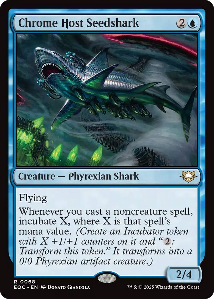 Chrome Host Seedshark [Edge of Eternities Commander] | Clutch Gaming