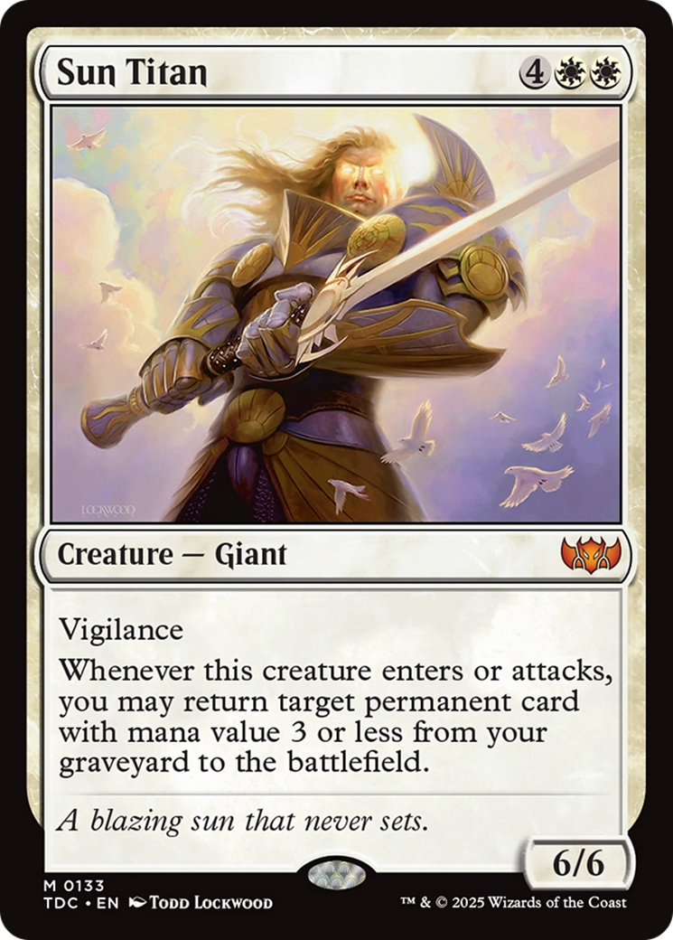 Sun Titan [Tarkir: Dragonstorm Commander] | Clutch Gaming