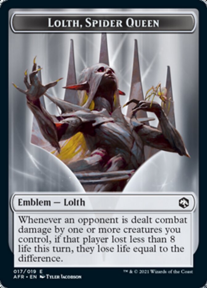 Lolth, Spider Queen Emblem [Dungeons & Dragons: Adventures in the Forgotten Realms Tokens] | Clutch Gaming